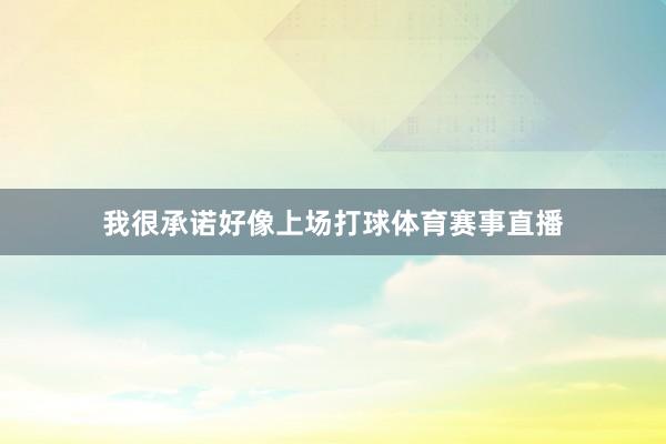 我很承诺好像上场打球体育赛事直播