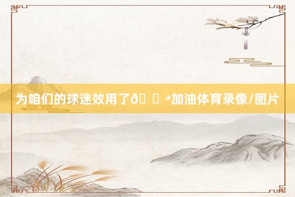 为咱们的球迷效用了💪加油体育录像/图片