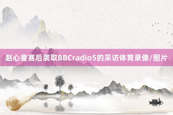 赵心童赛后袭取BBCradio5的采访体育录像/图片